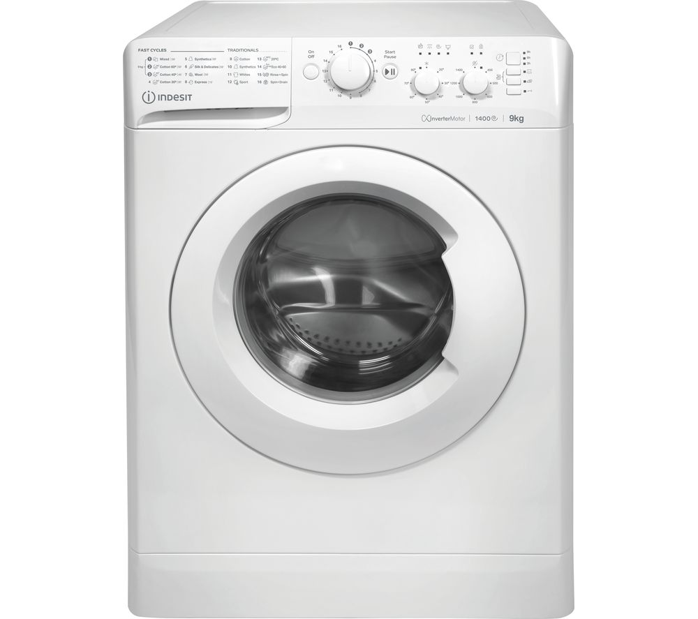 INDESIT MTWC 91483 W UK 9 kg 1400 Spin Washing Machine - White, White