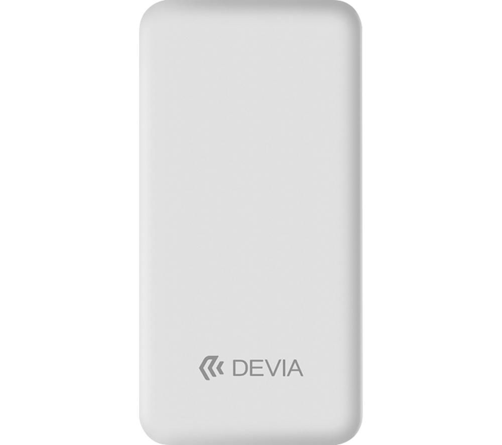 DEVIA DEV-SMARTPD-POW10-WHT Portable Power Bank - White, White