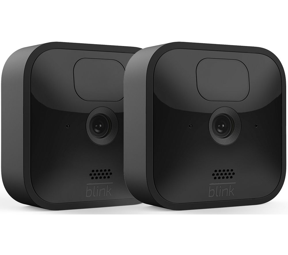 AMAZON Blink Outdoor HD 1080p WiFi Security Camera System - 2 Cameras, Black