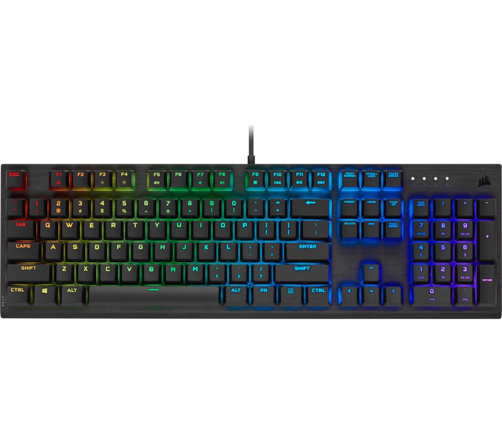 CORSAIR K60 RGB PRO Mechanical Gaming Keyboard, Black