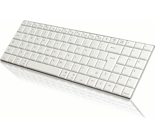 IWANTIT Bluetooth Mac Keyboard - White, White