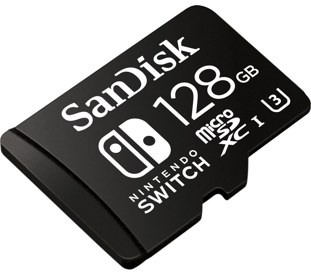 SANDISK Ultra Class 10 microSD Memory Card for Nintendo Switch - 128 GB, Red