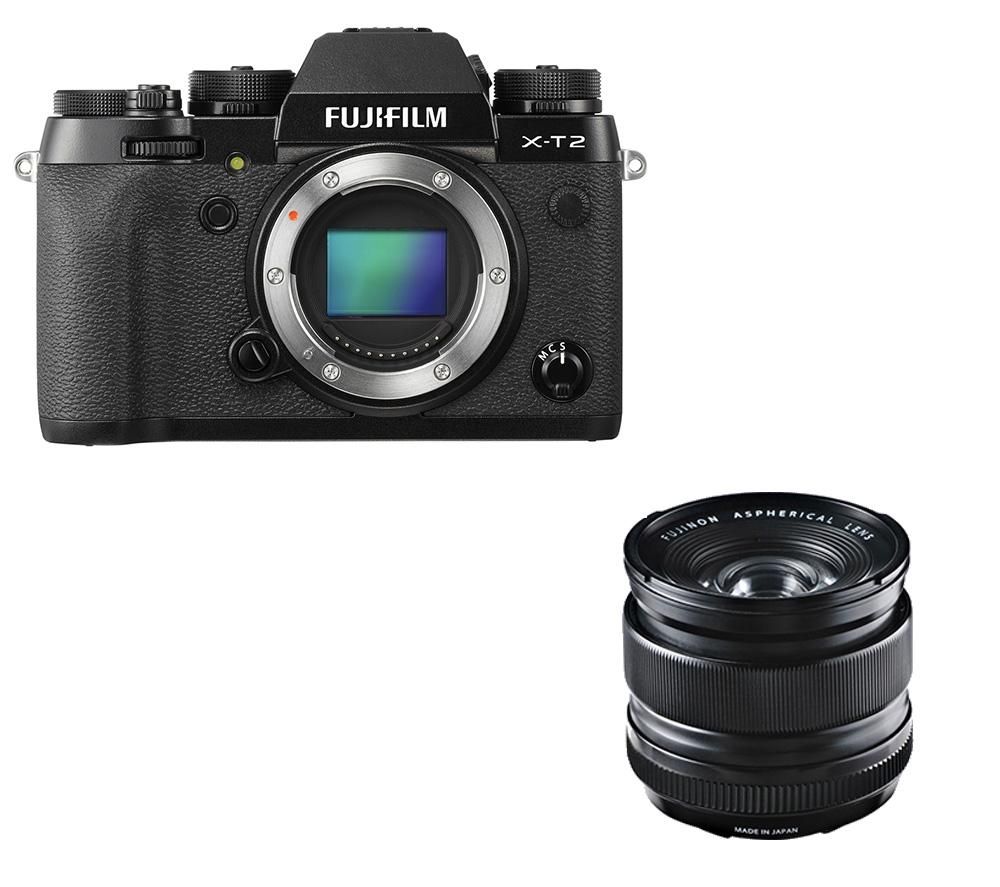 FUJIFILM X-T2 Mirrorless Camera & Fujinon XF 14 mm f/2.8 Wide-angle Lens Bundle