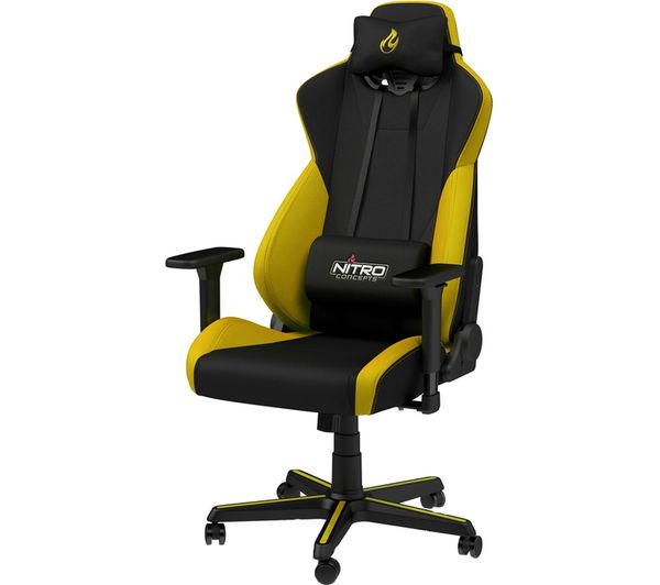NITRO CONCEPTS S300 Gaming Chair - Yellow, Yellow