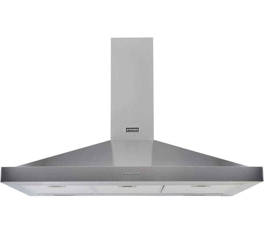 STOVES Sterling S1000 Chimney Cooker Hood - Stainless Steel, Stainless Steel