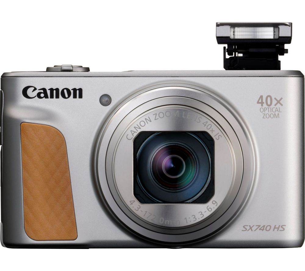Canon PowerShot PowerShot SX740 HS Superzoom Compact Camera - Silver, Silver