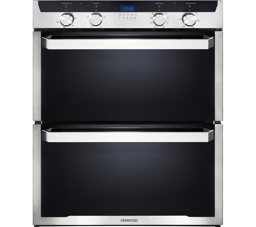 KENWOOD KD1701SS-1 Electric Built-under Double Oven - Black & Stainless Steel, Stainless Steel