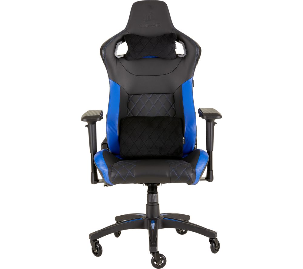 CORSAIR T1 Race Gaming Chair - Black & Blue, Black