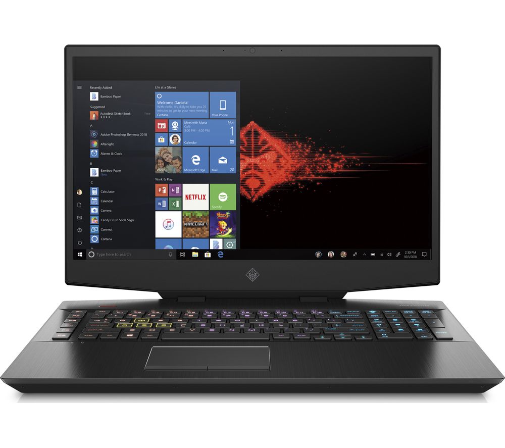 HP Pavilion 17-cd0526na 17.3" Gaming Laptop - Intelu0026regCore i7, GTX 1650, 1 TB HDD & 256 GB SSD