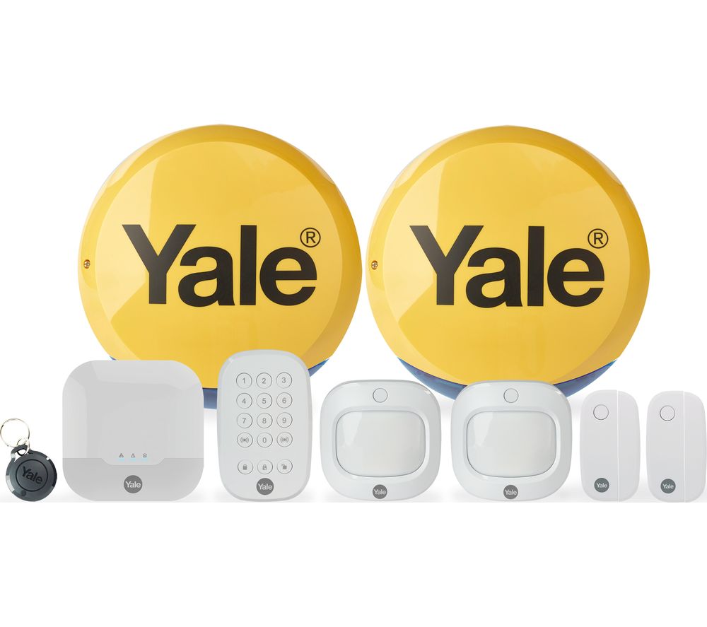 YALE Sync IA-330 Smart Home Alarm Family Kit Plus, White