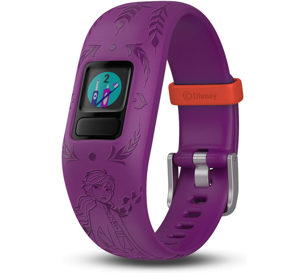 vivofit jr 2 Kid's Activity Tracker - Purple Disney Frozen 2 Anna, Adjustable Band, Purple