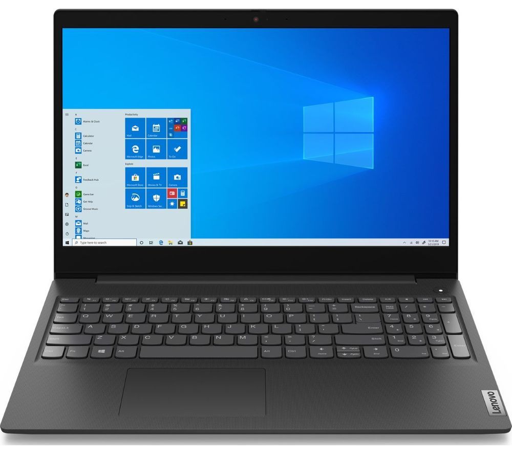 LENOVO IdeaPad 3 15.6" Laptop - AMD Ryzen 3, 128 GB SSD, Black, Black