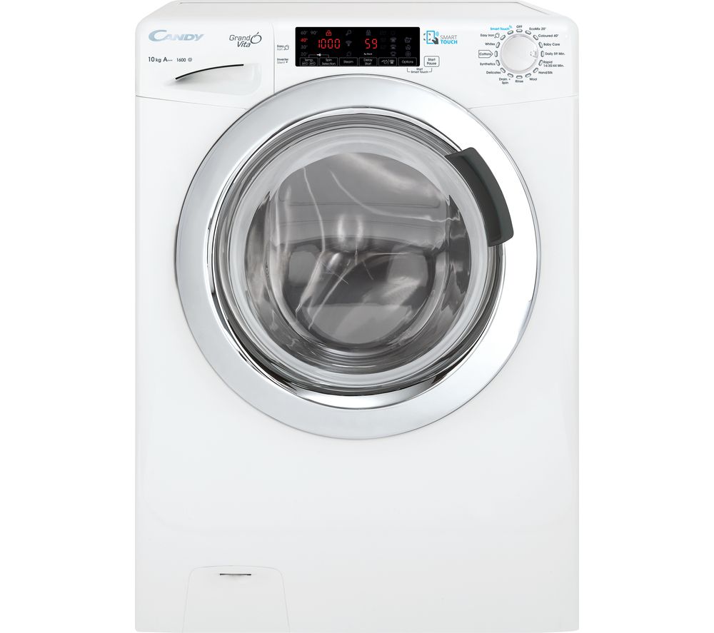 Candy GVS 1610THC3 NFC 10 kg 1600 Spin Washing Machine - White, White