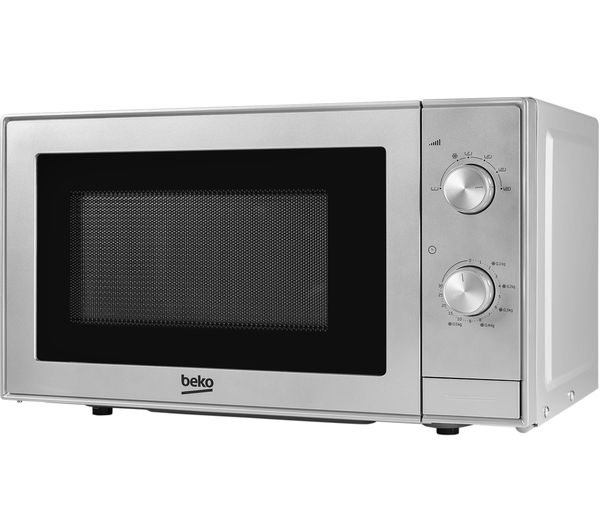 BEKO MOC20100S Compact Solo Microwave - Silver, Silver