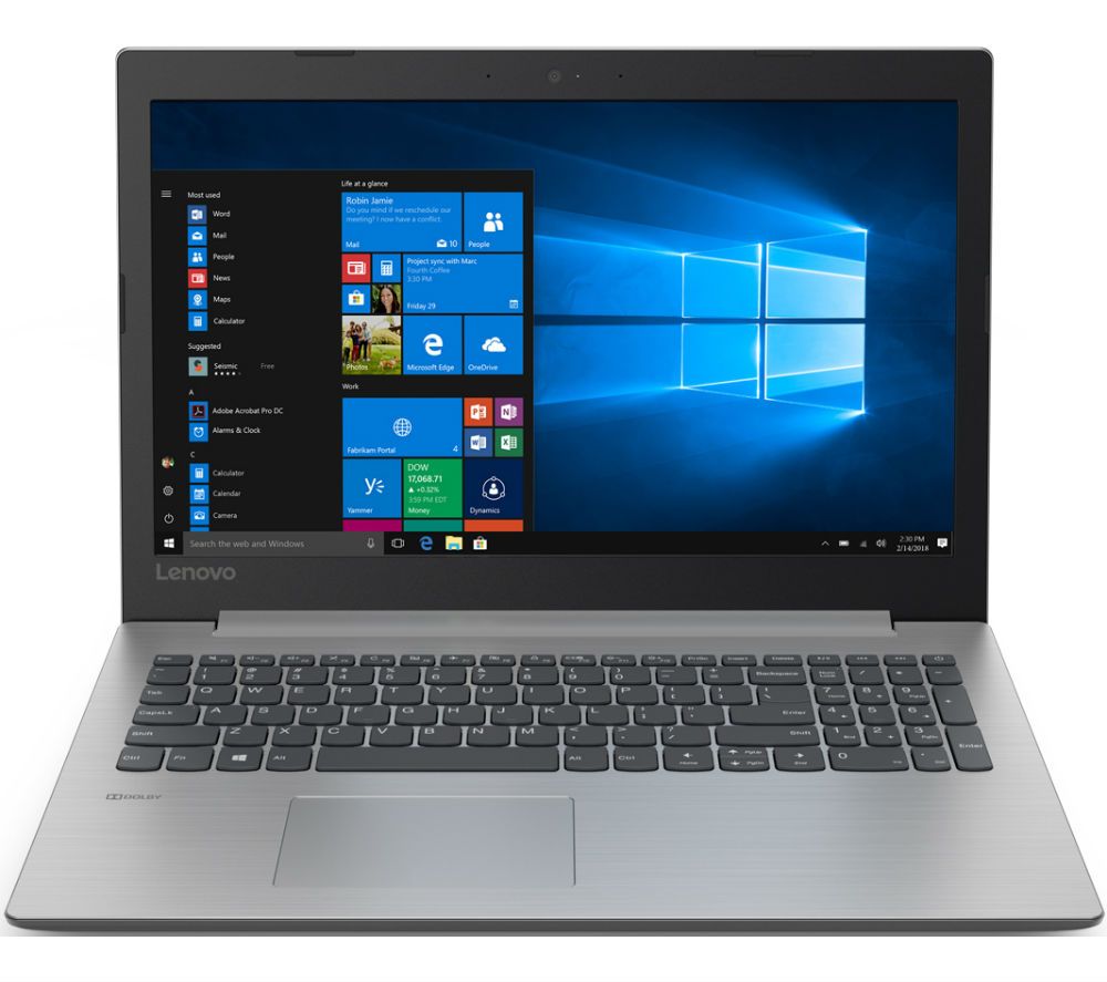 LENOVO Ideapad 330-15IKB 15.6" Intel® Core i5 Laptop - 1 TB HDD, Grey, Grey