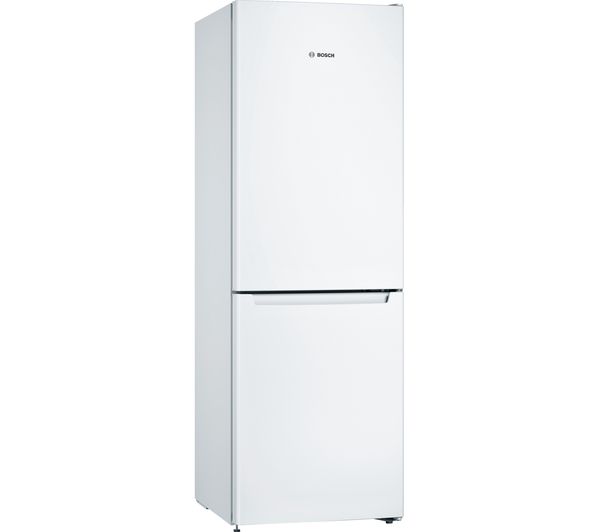 BOSCH Serie 2 KGN33NW3AG 60/40 Fridge Freezer - White, White