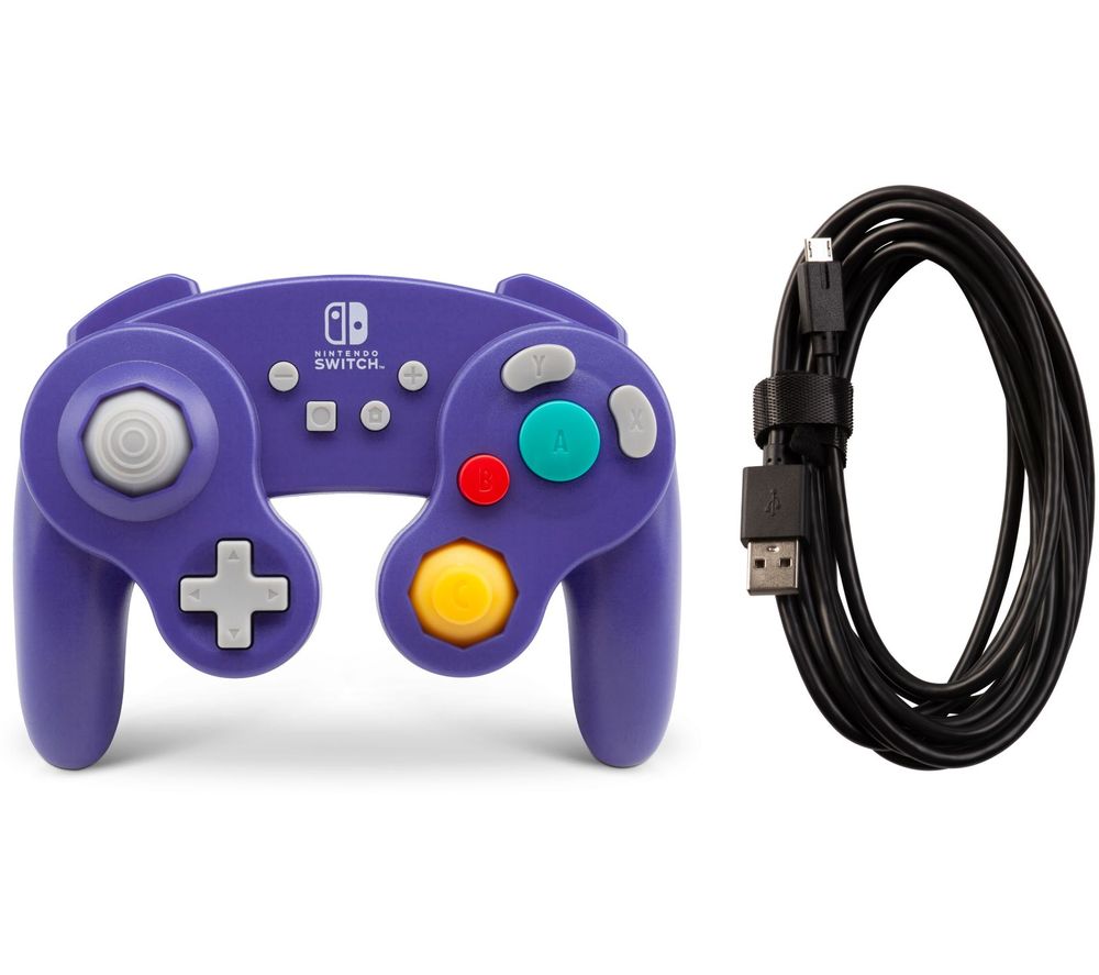 POWERA Nintendo Switch GameCube Controller  Purple, Purple