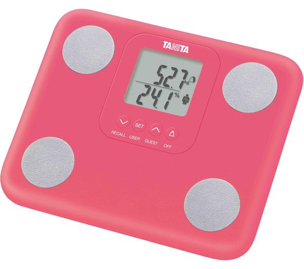 TANITA BC730PK Digital Bathroom Scale - Pink, Pink