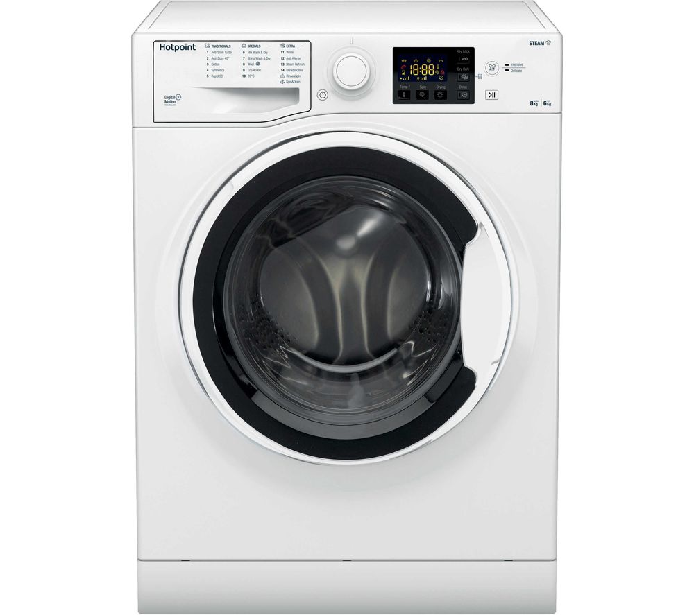 HOTPOINT RDG 8643 WW UK N 8 kg Washer Dryer - White, White