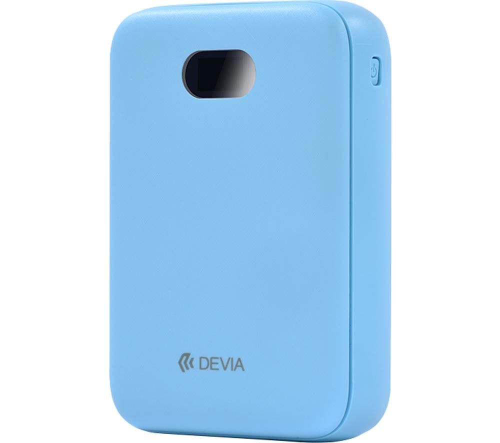 DEVIA DEV-DIGITAL-POW10-BLU Portable Power Bank - Blue, Blue
