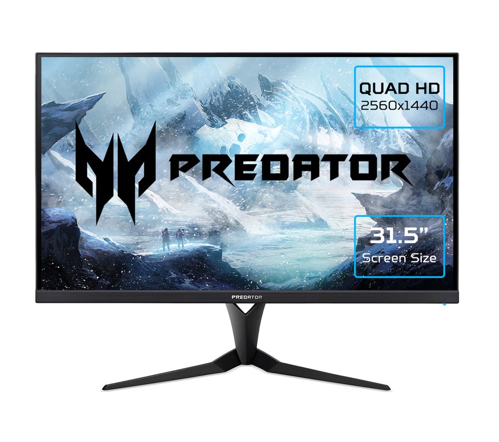 ACER Predator XB323UGP Quad HD 32" IPS Gaming Monitor - Black, Black