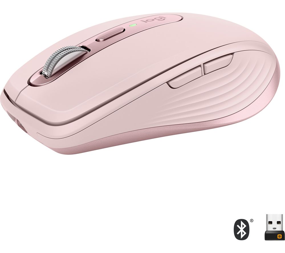 LOGITECH MX Anywhere 3 Wireless Darkfield Mouse - Rose, Pink