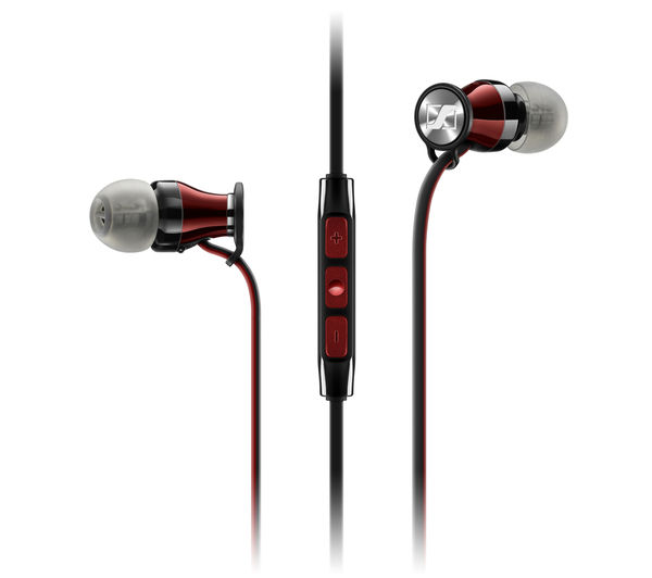 SENNHEISER Momentum 2.0 IEi Headphones - Black & Red, Black & Red