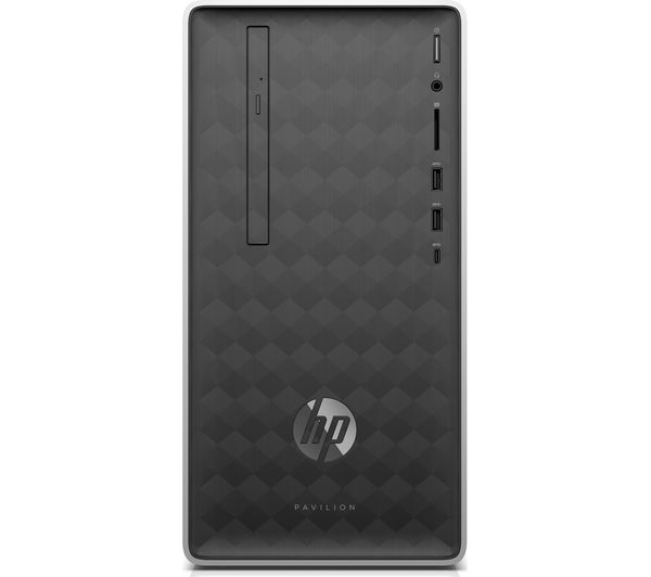 HP Pavilion 590-a0017na AMD A9 Desktop PC - 1 TB HDD, Black, Black
