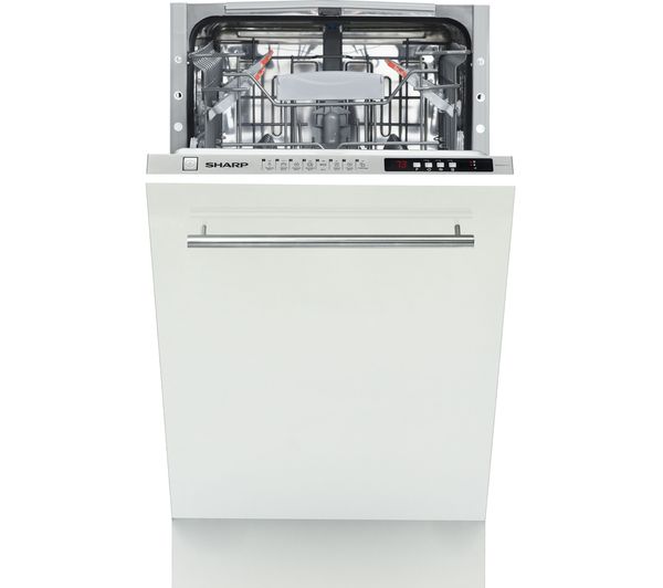 SHARP QW-S32I472X Slimline Fully Integrated Dishwasher