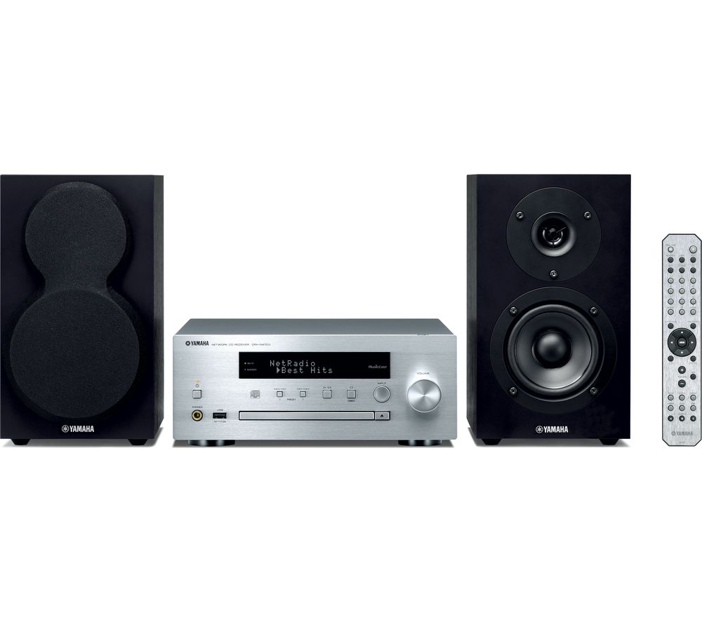 MusicCast MCR-N470D Wireless Multi-room Traditional Hi-Fi System - Silver, Silver