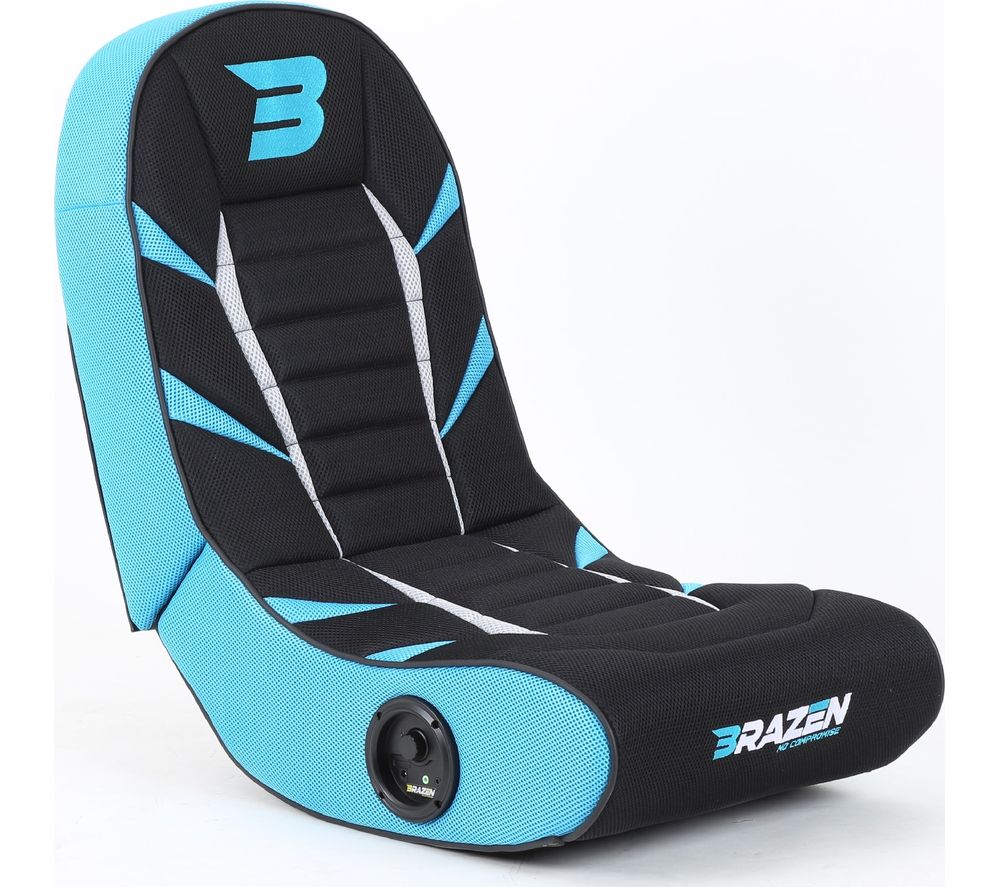 BRAZEN Python Wireless Bluetooth Gaming Chair - Blue, Blue