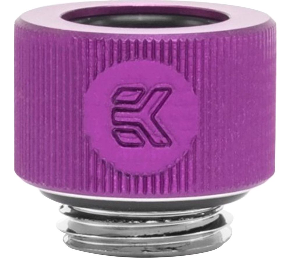 EK COOLING EK-HDC Hard Tube Fitting - 12 mm, Purple, Purple