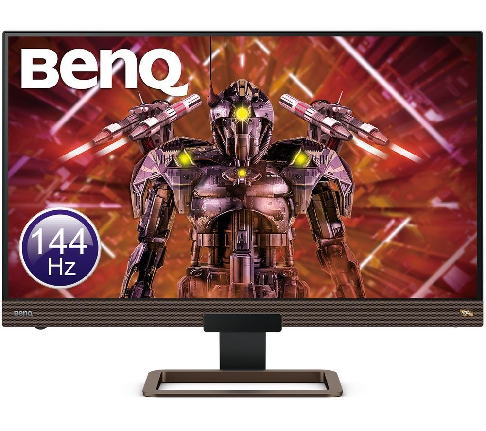 BENQ EX2780Q Quad HD 27" Curved IPS LED Gaming Monitor - Black, Black