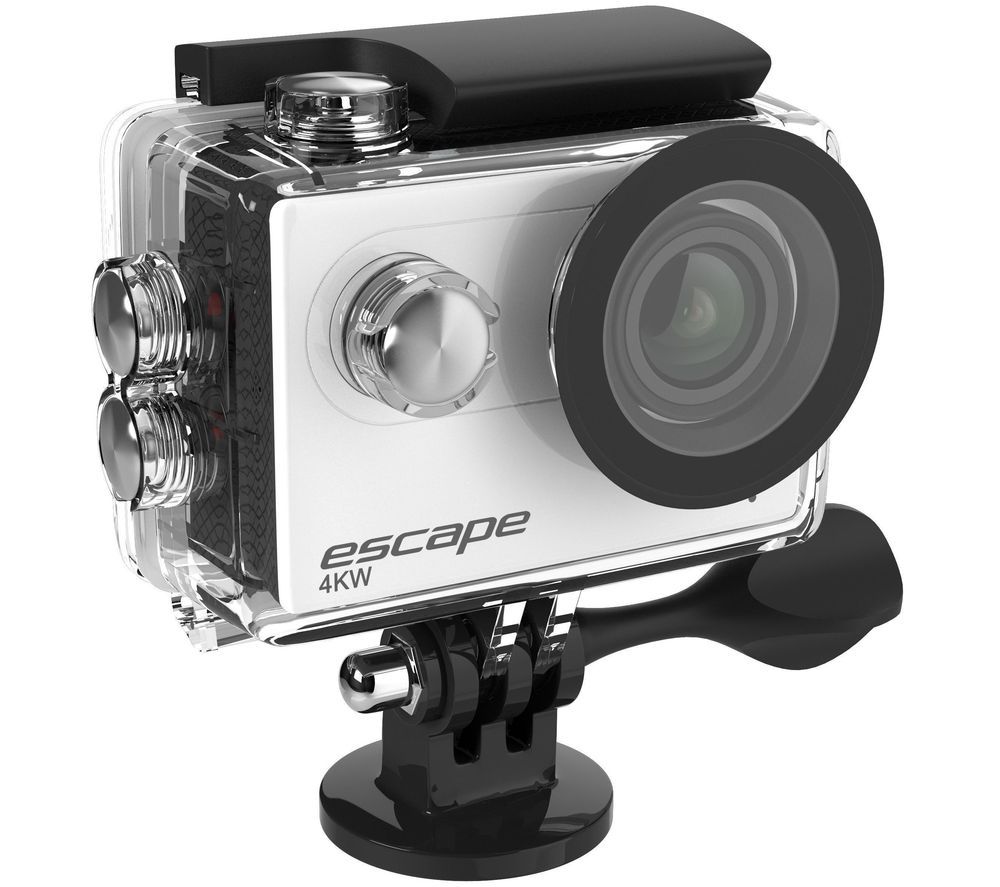 KITVISION Escape 4K Ultra HD Action Camera - Silver & Black, Silver