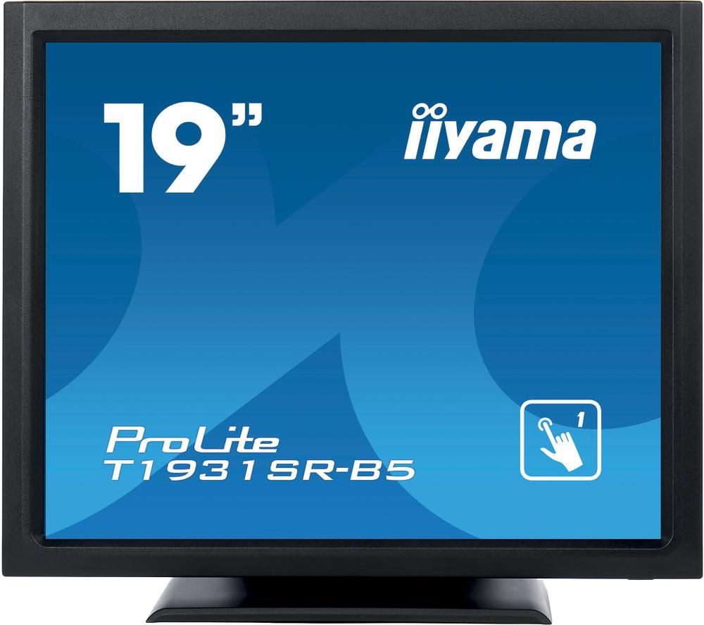 IIYAMA ProLite T1931SR-B5 19” LCD Touchscreen Monitor - Black, Black
