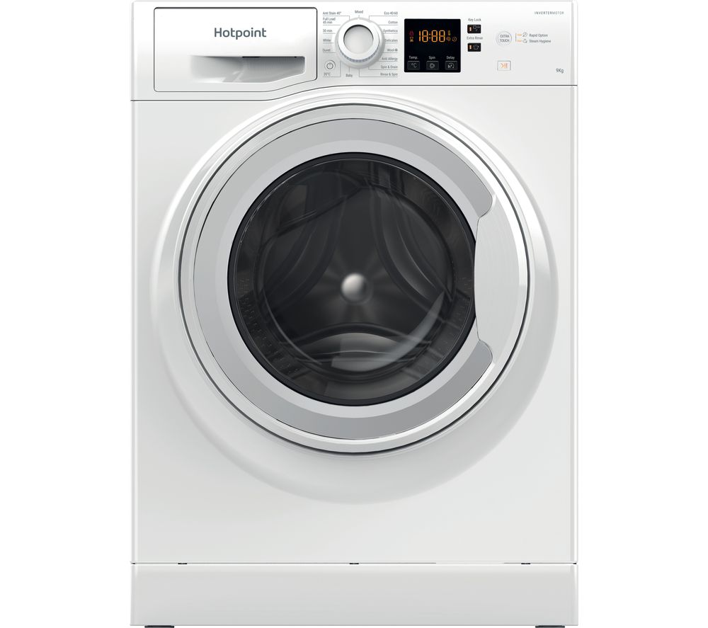 HOTPOINT NSWR 943C WK UK N 9 kg 1400 Spin Washing Machine - White, White