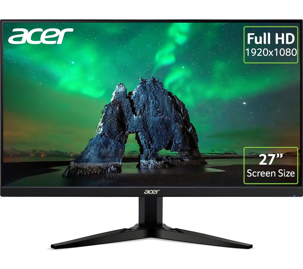 ACER KG271G Full HD 27" IPS LED Monitor - Black, Black