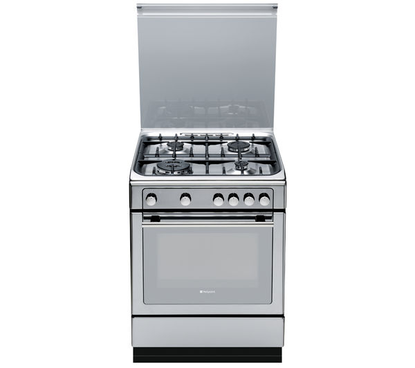 HOTPOINT DHG65SG1CX Gas Cooker - Stainless Steel, Stainless Steel
