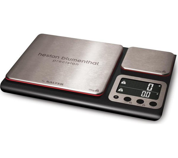 SALTER Heston Blumenthal Dual Platform Precision Digital Kitchen Scales