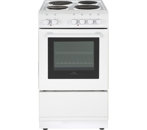 NEW WORLD NW550ES 50 cm Electric Cooker - White, White