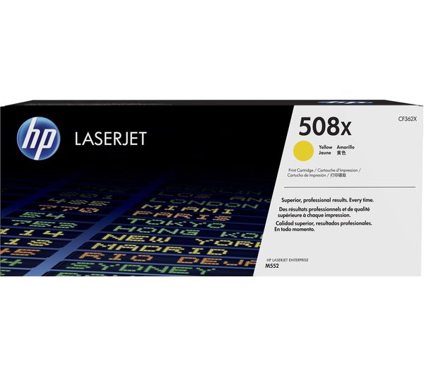 HP 508X High Yield Original LaserJet Yellow Toner Cartridge, Yellow