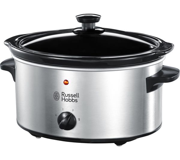 RUSSELL HOBBS 23200 Slow Cooker - Stainless Steel, Stainless Steel
