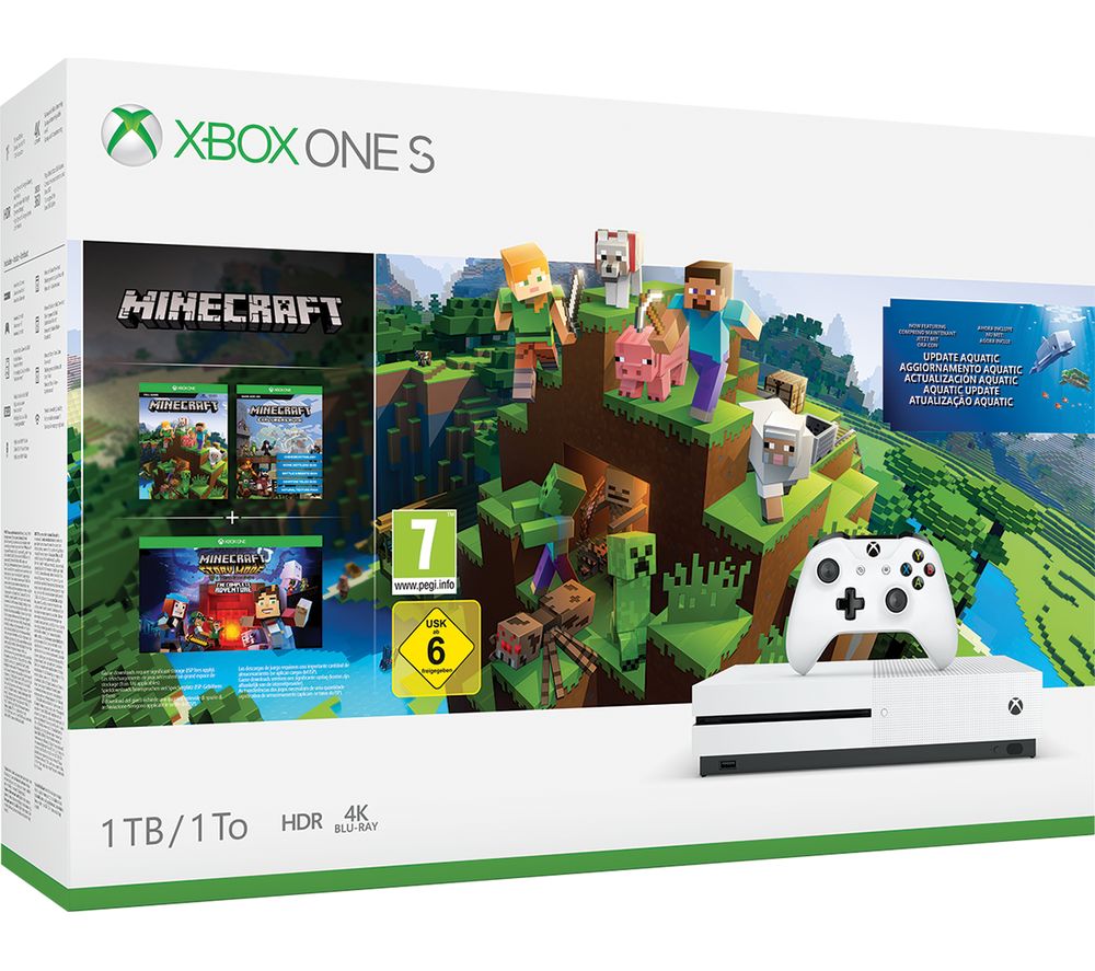 MICROSOFT Xbox One S with Minecraft