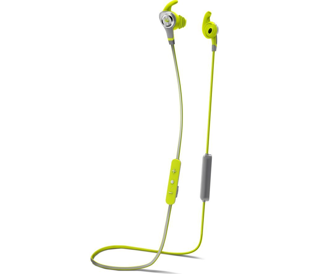 MONSTER iSport Intensity Wireless Bluetooth Headphones - Green, Green