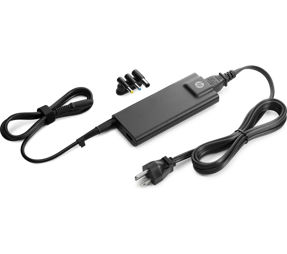 90 W Slim Laptop Power Adapter & USB Charger
