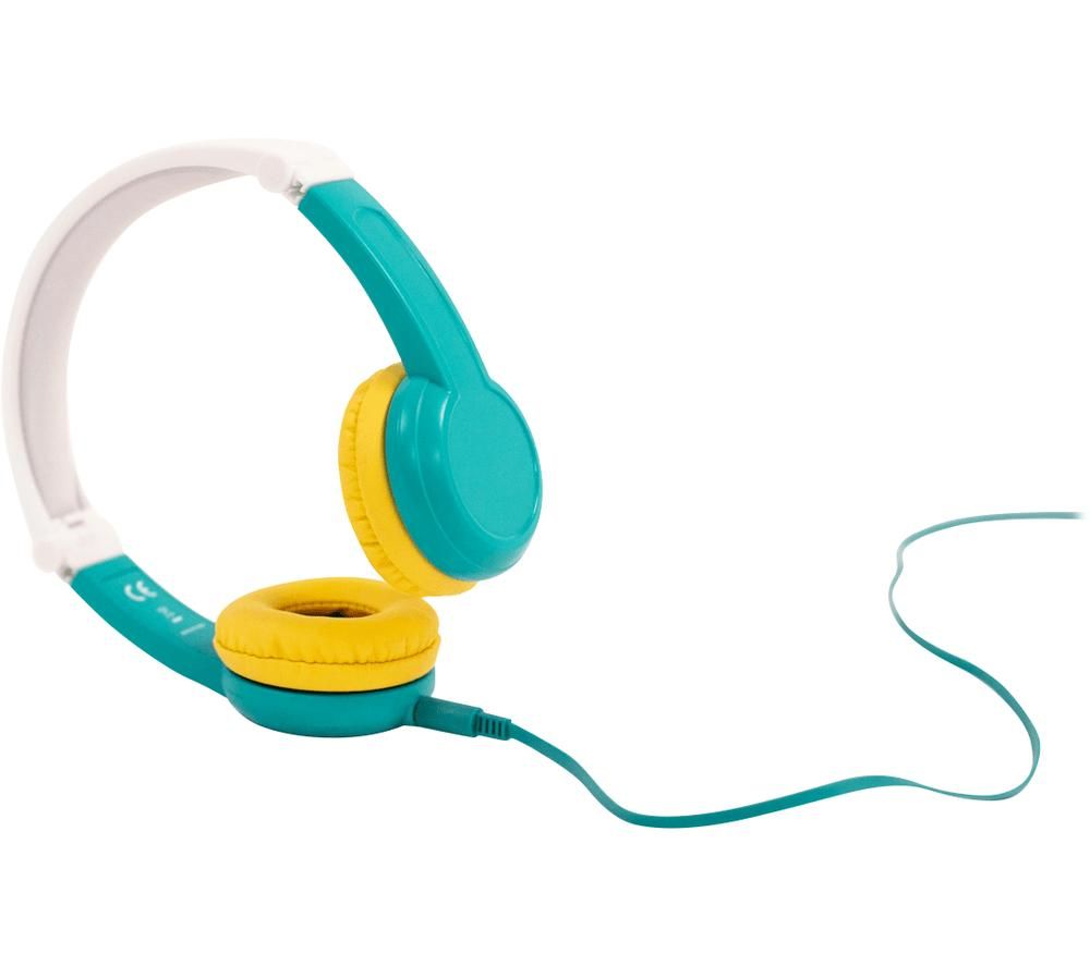 LUNII Octave Kids Headphones - Yellow, White & Blue, Yellow