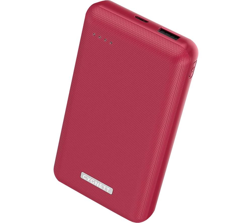 CYGNETT ChargeUp Reserve CY3039PBCHE Portable Power Bank - Red, Red