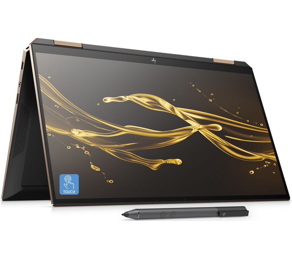 HP Spectre x360 13.3" 2 in 1 Laptop - Intel®Core i7, 512 GB SSD, Black, Black