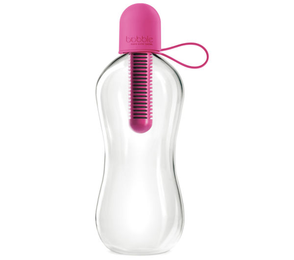 BOBBLE 550 ml Water Bottle with Carry Cap - Magenta, Magenta