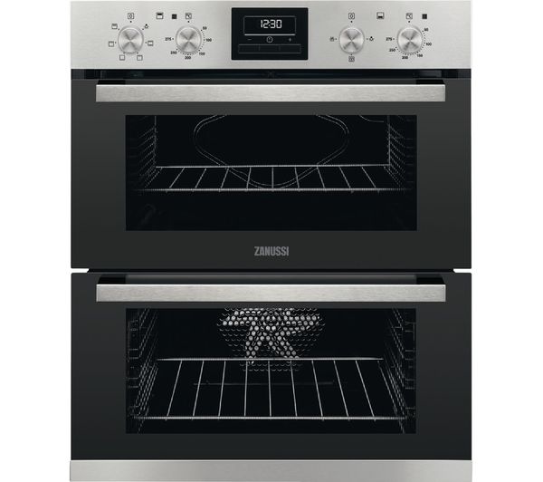 ZANUSSI ZOF35661XK Electric Double Oven - Stainless Steel, Stainless Steel
